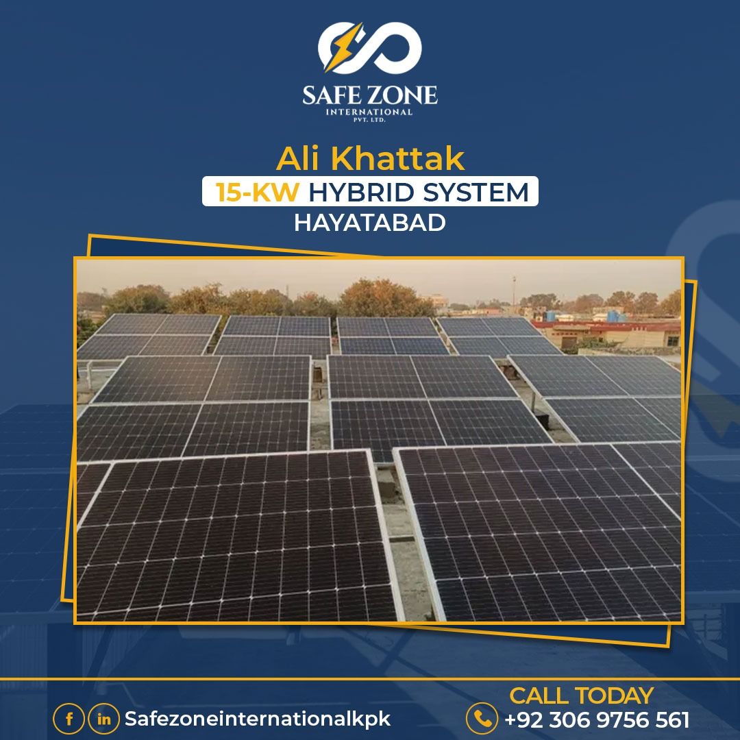 15-KW On Grid Solar Installation in Hayatabad
